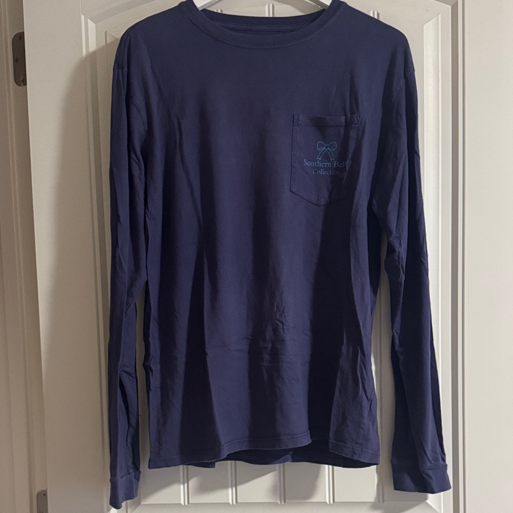 Lauren James Navy Long Sleeve Tee